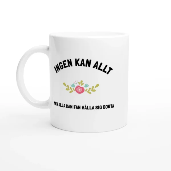 Ingen kan allt, borta - Mugg